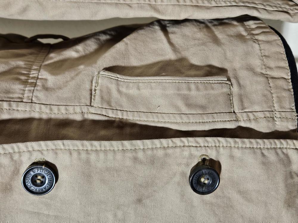 EUC Abercrombie & Fitch Khaki Size Small Jacket - Picture 5 of 7